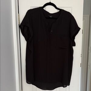 Simply Vera Vera Wang Black Blouse